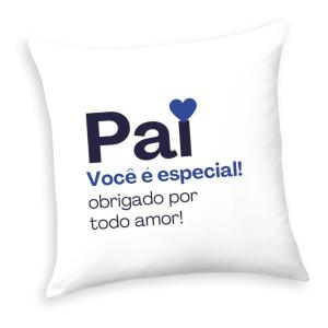 Almofada Personalizada Tecido Oxford 30x30 CM   Com zíper. 