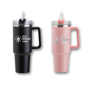 Caneca Térmica 1,2L Térmico Inox 1,2L A -11,7 cm  L - 8,8 cm  Cir - 27,7 cm Consulte cores Disponíveis.  Gravação a Laser 