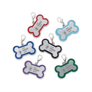 Chaveiro de Identificação Pets Personalizado Metal Altura: 3 cm  Largura: 4,6 cm  Espessura :  0,2 cm Medidas, peso e tonalidades podem variar  Gravação a Laser 