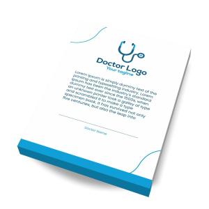 Papel Timbrado Personalizado Sulfite 75g A5 (15X21cm) Impressão Frente colorida.   