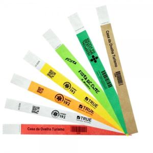 Pulseira para Evento Personalizada Nylon 24x2 CM    